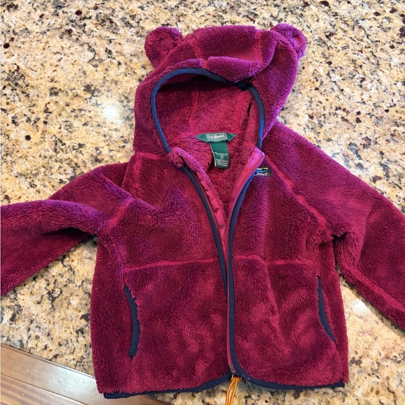 LL BEAN Hooded Jacket with Bear Ears - Picture 1 of 6